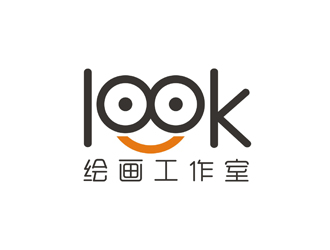 孫永煉的look繪畫工作室logo設計