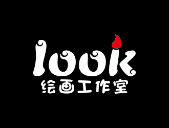 王濤的look繪畫工作室logo設計