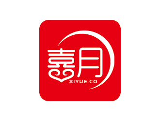 王濤的喜月logo設計