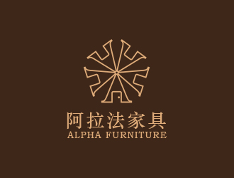 黃安悅的寧波阿拉法家具有限公司 NINGBO ALPHA FURNITURE CO.,LTD.logo設(shè)計(jì)