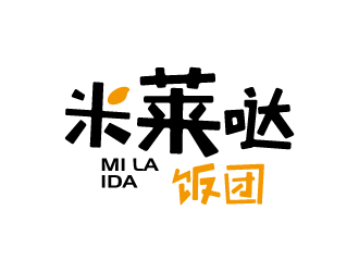 張俊的米萊噠飯團logo設計