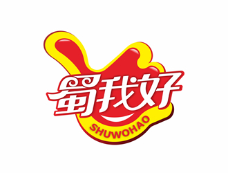 唐國強(qiáng)的四川特色休閑小吃品牌 蜀我好logo設(shè)計