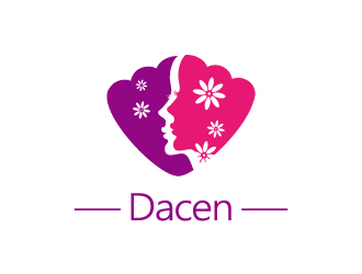 張曉明的Dacen化妝品品牌logologo設(shè)計