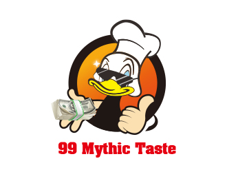 黃安悅的99 Mythic Taste（成功時(shí)期的鴨子）logo設(shè)計(jì)