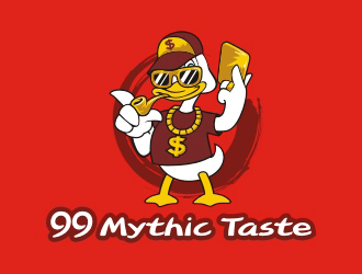 曾翼的99 Mythic Taste（成功時(shí)期的鴨子）logo設(shè)計(jì)