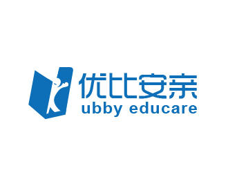 黃安悅的優(yōu)比安親兒童教育logo設(shè)計