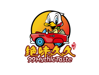 安冬的99 Mythic Taste（開小汽車的鴨子）logo設(shè)計