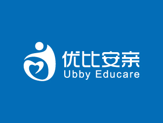 葉美寶的優(yōu)比安親兒童教育logo設(shè)計