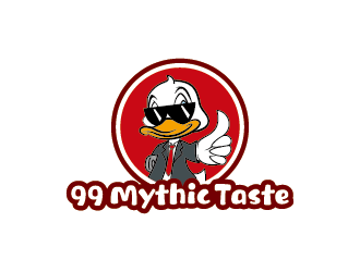 王濤的99 Mythic Taste（成功時(shí)期的鴨子）logo設(shè)計(jì)