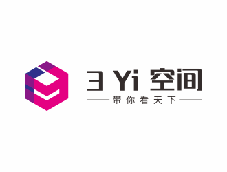 何嘉健的3 Yi 空間logo設(shè)計(jì)