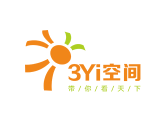 鄭錦尚的3 Yi 空間logo設(shè)計