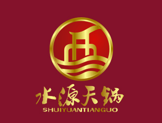 李杰的水源天鍋白酒商標(biāo)設(shè)計logo設(shè)計