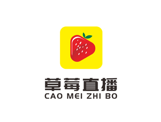 陳今朝的草莓直播APP電商logo設(shè)計logo設(shè)計