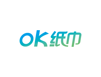 張俊的ok紙巾logo設(shè)計