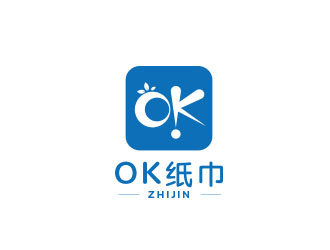 朱紅娟的ok紙巾logo設(shè)計