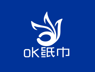 張偉的ok紙巾logo設(shè)計