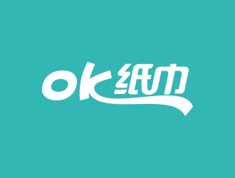 何嘉健的ok紙巾logo設(shè)計