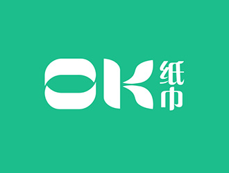 吳曉偉的ok紙巾logo設(shè)計