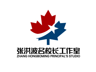 陳川的張洪波名校長(zhǎng)工作室logo設(shè)計(jì)