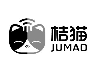 桔貓卡通商標(biāo)設(shè)計(jì)logo設(shè)計(jì)