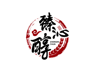 張俊的臻沁醇白酒商標(biāo)設(shè)計(jì)logo設(shè)計(jì)