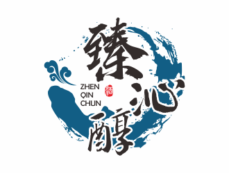 何嘉健的臻沁醇白酒商標(biāo)設(shè)計(jì)logo設(shè)計(jì)