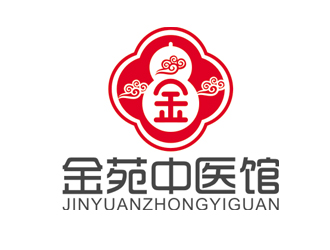 趙鵬的金苑中醫(yī)館logo設計