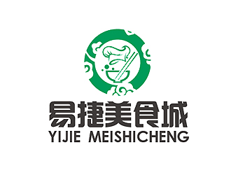 秦曉東的易捷美食城logo設(shè)計(jì)