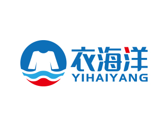 黃安悅的yihaiyang衣海洋logo設(shè)計