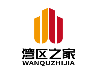 張俊的灣區(qū)之家地產標志設計logo設計