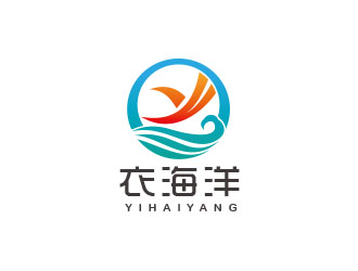 朱紅娟的yihaiyang衣海洋logo設計