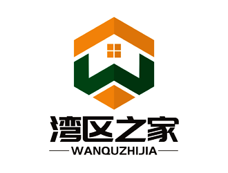 譚家強的灣區(qū)之家地產標志設計logo設計