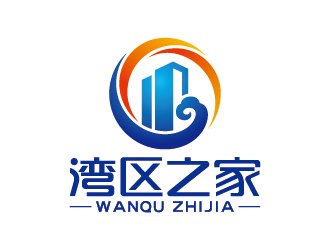 王濤的灣區(qū)之家地產標志設計logo設計