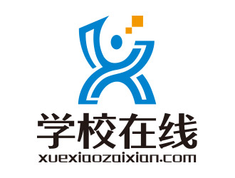 向正軍的學校在線logo設計