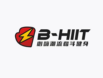 吳曉偉的B-HIIT   必嗨潮流格斗健身logo設計