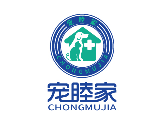 張俊的寵睦家動物醫(yī)院logo設計