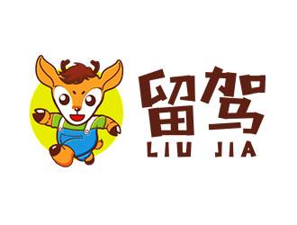 鐘炬的留駕logo設(shè)計(jì)