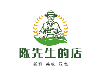 杜莉萍的陳先生的店logo設(shè)計(jì)