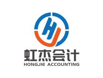 林思源的虹杰會計logo設計