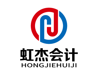 張俊的虹杰會計logo設計