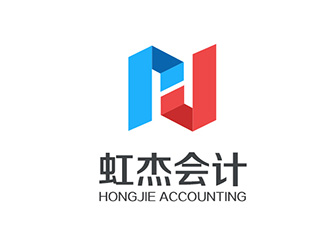 吳曉偉的虹杰會(huì)計(jì)logo設(shè)計(jì)