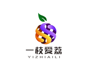 郭慶忠的一枝愛荔logo設計