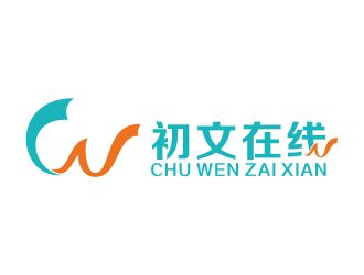 何嘉星的初文在線logo設(shè)計