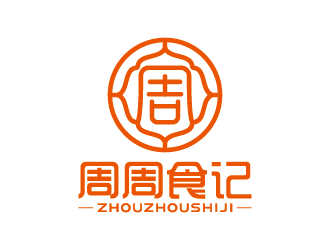 王濤的周周食記食品LOGOlogo設(shè)計