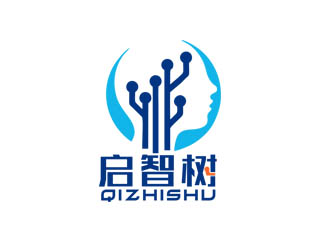 郭慶忠的啟智樹logo設計