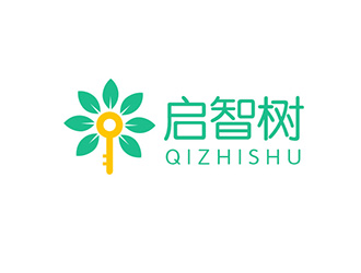 吳曉偉的啟智樹logo設(shè)計