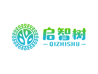 鄭錦尚的啟智樹logo設計