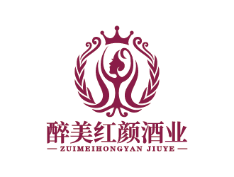 王濤的貴州醉美紅顏酒業(yè)有限公司logo設(shè)計(jì)