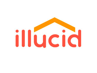 鐘炬的illucid LED燈　英文字母設計logo設計