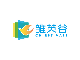 孫金澤的雛英谷/ChirpsVale英語(yǔ)教育logo設(shè)計(jì)logo設(shè)計(jì)